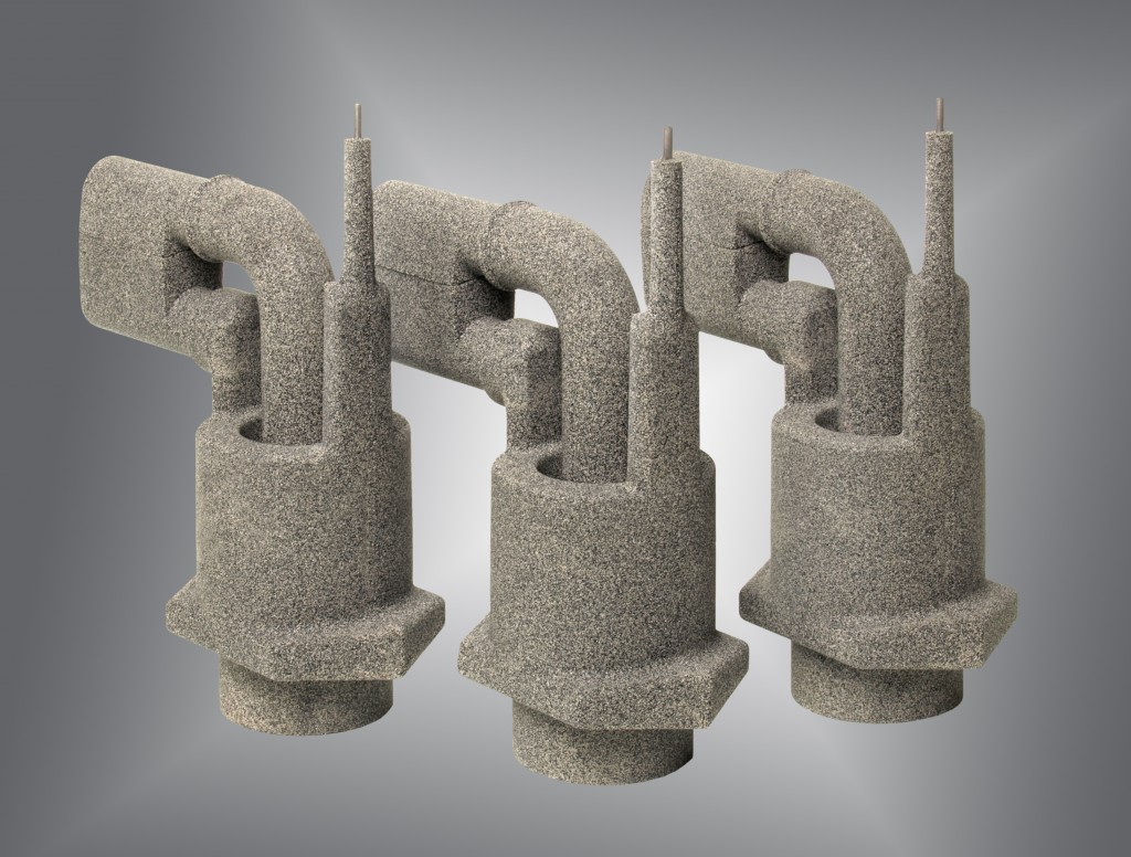 Kern-Gusseisen-Chromerz-2 Maschinell gefertigter Sandkern bildet Innengeometrie eines Gussteil für Hydraulik