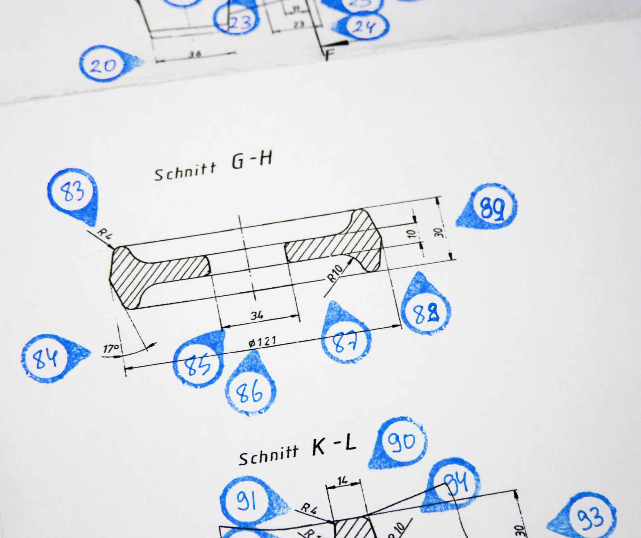 measuring-tactile-iron casting While doing the Initial Sample procedure ( Initial Sample Test Report, ISTR ) a measurement is done to define the geometry of a Ni-Resist iron casting